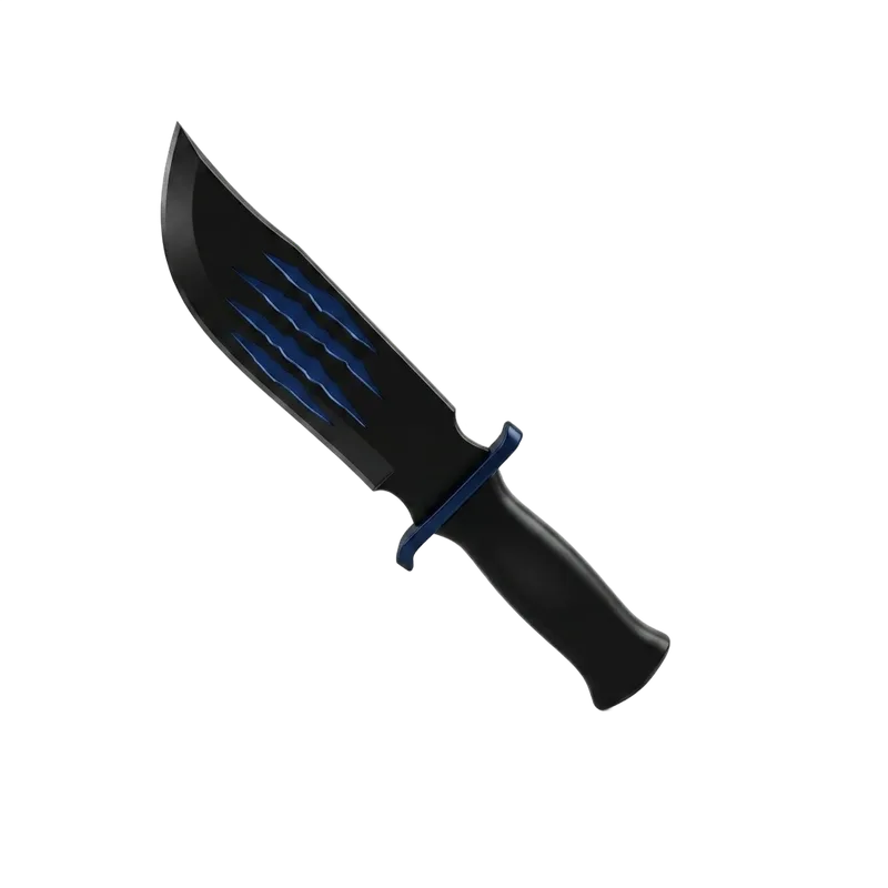 Blue Scratch Knife