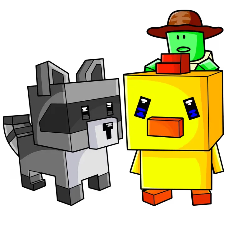 Raccoon + Red Fox + Chicken Zombie Bundle